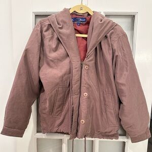 Vintage Hush Puppies Dusty Mauve Outdoor Lifestyle Jacket Women’s Size Medium M